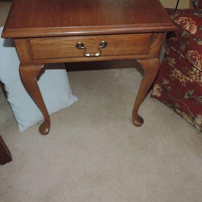 VINTAGE WOOD COFFEE & SIDE TABLE