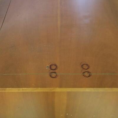 Lot #140  Mid Century Knee Hole Desk - Maddox Furniture Company