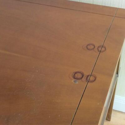 Lot #140  Mid Century Knee Hole Desk - Maddox Furniture Company