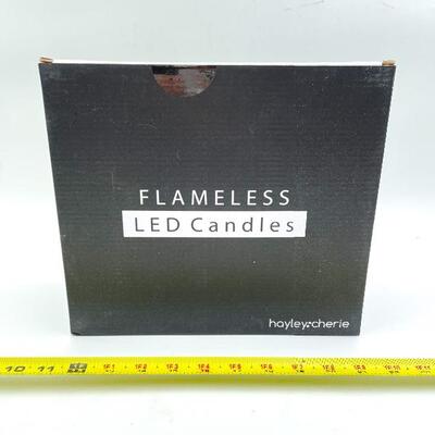 6PC FLAMELESS LED CANDLES (LOT #19)
