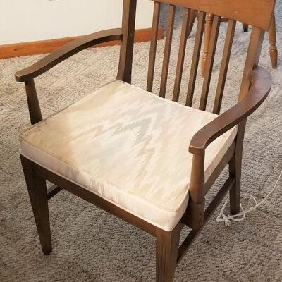 Lot #150  Mid Century Dining Set - 6 chairs