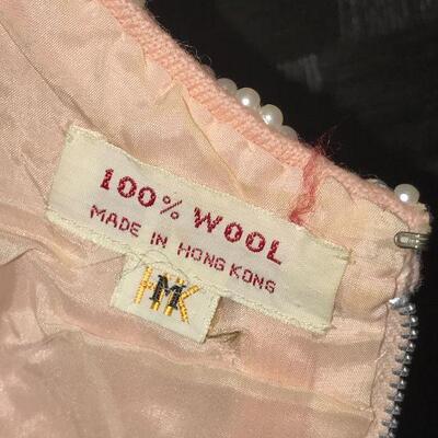 Made in Hong Kong 1950s  Beaded Shimmy Shirt 