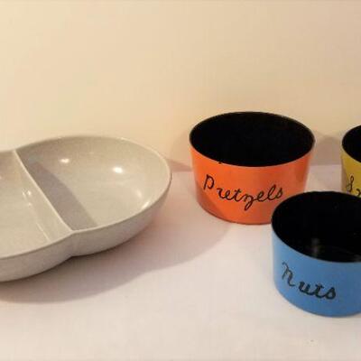 Lot #152  Mid Century Kitchen Ware lot