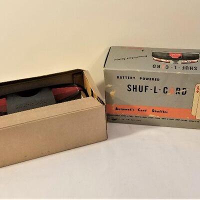 Lot #158  Vintage Shuf-L Card Shuffler in original box - never used.
