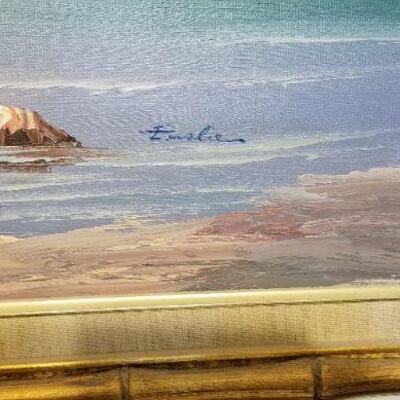 Lot #160  Decorative painting - Seascape
