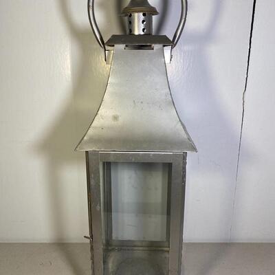 Lot# 160 s All Metal Portable Candle Lamp Light 