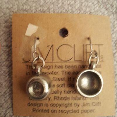 Handcast Jim Clift Pewter Jewelry Set