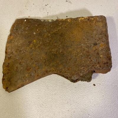 Lot# 170 s Old Antique Axe Head Pitted