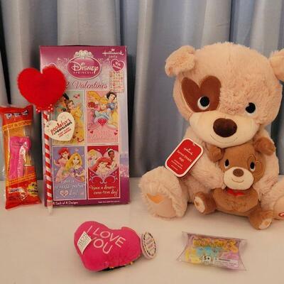 Lot 12: NEW Interactive Dogs, Valentine's Day Cards, Pen, Bracelets,  Recordable Keychain and Pez