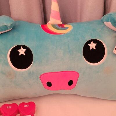 Lot 15: NEW Valentine's Pillow, Valentine's Cards, Pez and Fun Dough Hearts