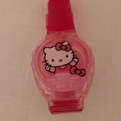 Lot 24: New HELLO KITTY Valentine's Cards, Lip Gloss, Stamp, Cube Puzzle, Activity Pad and Plushie