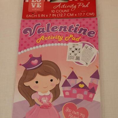 Lot 24: New HELLO KITTY Valentine's Cards, Lip Gloss, Stamp, Cube Puzzle, Activity Pad and Plushie