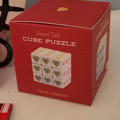 Lot 24: New HELLO KITTY Valentine's Cards, Lip Gloss, Stamp, Cube Puzzle, Activity Pad and Plushie