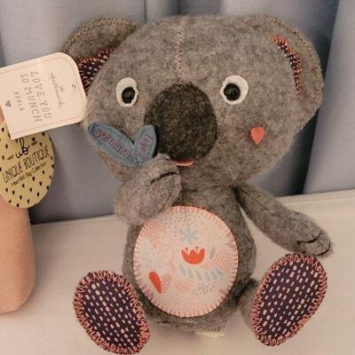 Lot 25: NEW Valentine's Day Bracelet, Earrings,  Socks, Zipper Pouch and Plushie