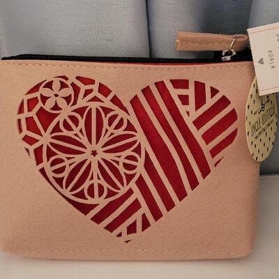 Lot 25: NEW Valentine's Day Bracelet, Earrings,  Socks, Zipper Pouch and Plushie