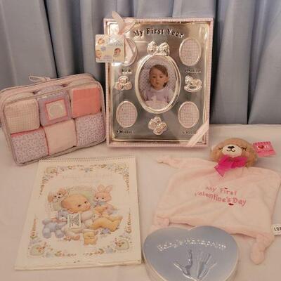 Lot 34: New Baby Girl Gift Lot
