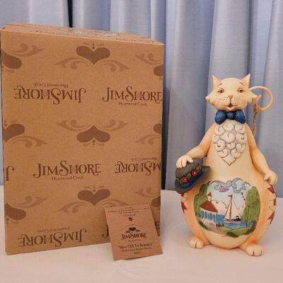 Lot 37: NEW Jim Shores Summer Scene Cat