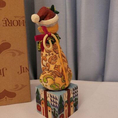 Lot 38: NEW Jim Shores Christmas Cat
