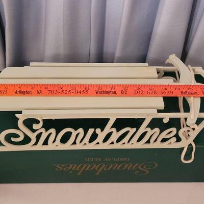 Lot 45: NEW Snowbabies Sled and Ground Cover