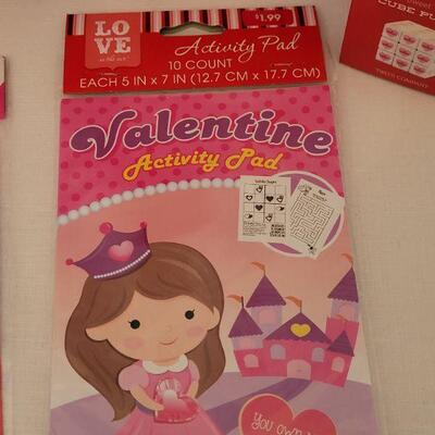 Lot 56:  NEW Valentine's Day Animated Hippo, Valentine's Day Cards, Activity Pad, Stickers and Cube Puzzle