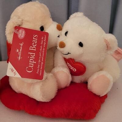 Lot 63: NEW Coffee Mugs and Animated Cupid Bears