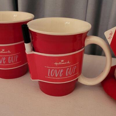 Lot 63: NEW Coffee Mugs and Animated Cupid Bears