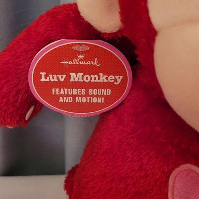 Lot 67: New Valentine's Day Animated Monkey, (2) Coffee Mugs and (2) Cube Puzzles
