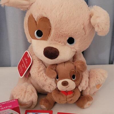 Lot 69:  NEW Valentine's Day Cards, Puzzles, Erasers, Sticker Pads and Window Gel