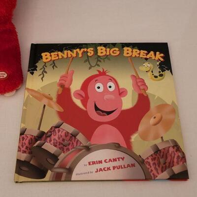 Lot 70:  New Animated Monkey, Book and Activity Pad 