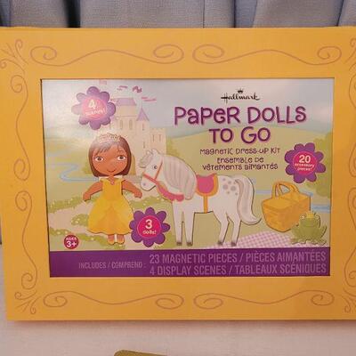 Lot 73: NEW Paper Dolls, Crafting Activity and Teddy Bear