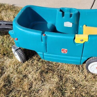 Lot 77: Vintage Little Tikes STEP 2 Wagon w/ Door