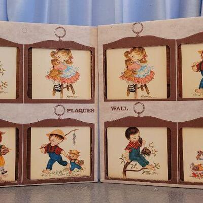Lot 92: Vintage NEW Mid Century Modern Wall Art Tiles