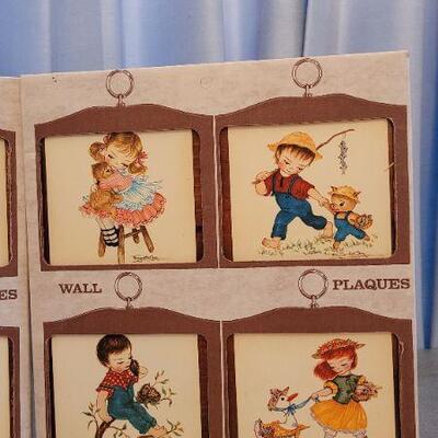 Lot 92: Vintage NEW Mid Century Modern Wall Art Tiles