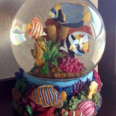 Lot 119: New NATIONAL GEOGRAPHIC Tropical Fish Music Box