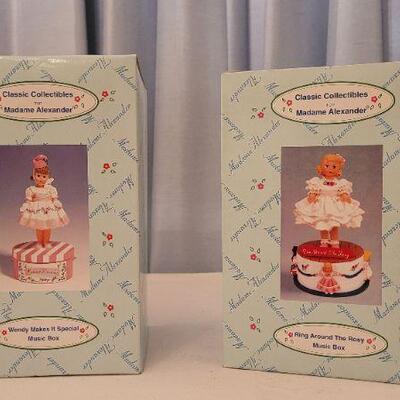 Lot 123: (2) New Madame Alexander Music Boxes