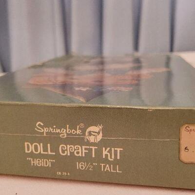 Lot 125: Vintage NEW Doll Craft Kit 16.5" Tall