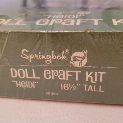Lot 125: Vintage NEW Doll Craft Kit 16.5" Tall