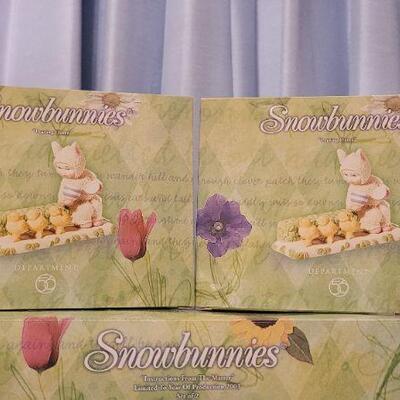 Lot 128: (3) New Dept. 56 SNOWBABIES Figures 