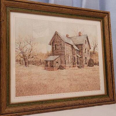 Lot 139: (2) Vintage Fine Art Framed Prints 