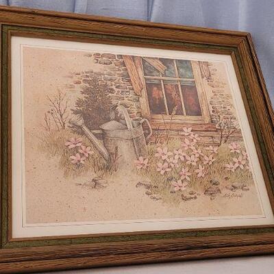 Lot 140: (2) Vintage Fine Art Framed Prints 