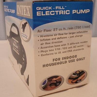Lot 143: New INTEX Quick Fill Electric Pump