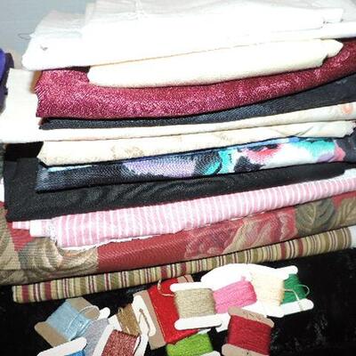 BUTTONS-MATERIAL-SEWING ITEMS