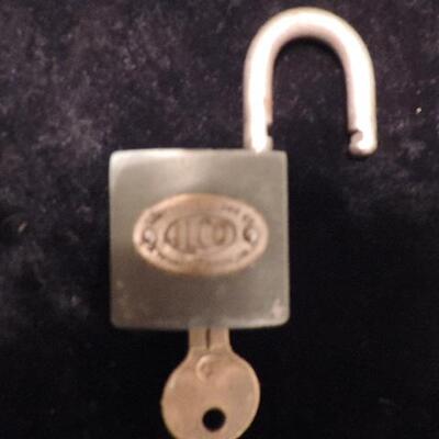 SWISS TECH, ANTIQUE PAD LOCK W/KEY & MORE