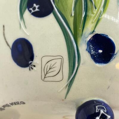 Lot #22  Blueberry cup signed on bottom