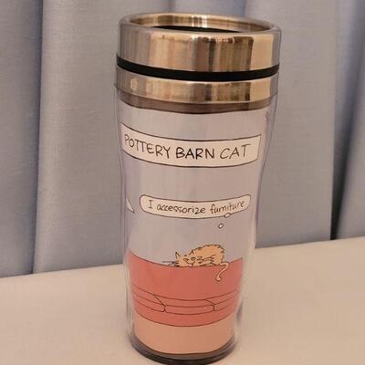 Lot 170: NEW Travel Cup, Book, Notepad, Dog Leash, Photo Clutch 