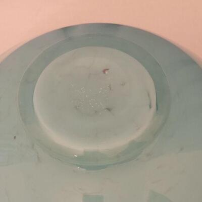 Lot 171: Glass Bowl & Ceramic Vase