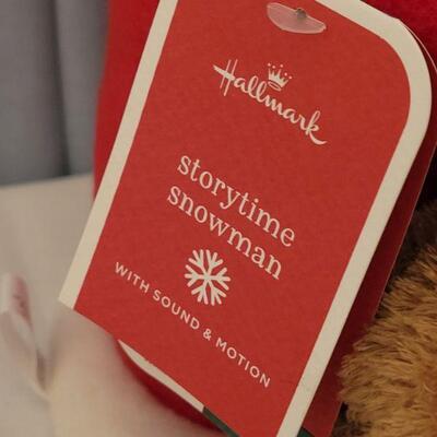Lot 178: New Animated Snowman and Light Up Tree Deco