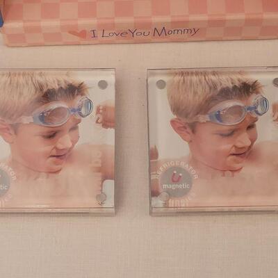 Lot 185: NEW I Love Mommy Mug, Picture Frame Magnets and Recordable Picture Frames