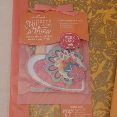 Lot 197: New Tote Bag, Journal, Scrapbook and Bath Set