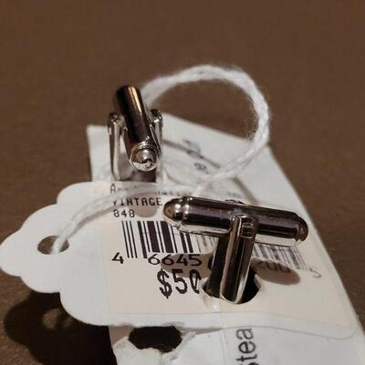 Lot 215: NEW Artist Made Steampunk Cufflinks 